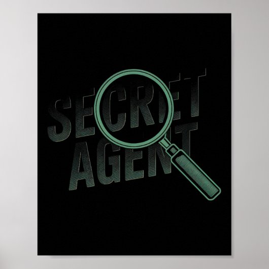 Geheim agent - Geheim agent kostuum inspecteur Spy Poster (Voorkant)