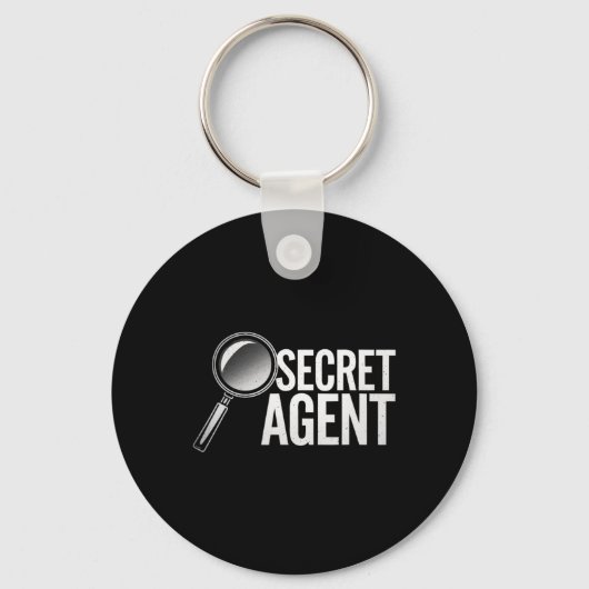 Geheim agent - Geheim agent kostuum inspecteur Spy Sleutelhanger (Voorkant)