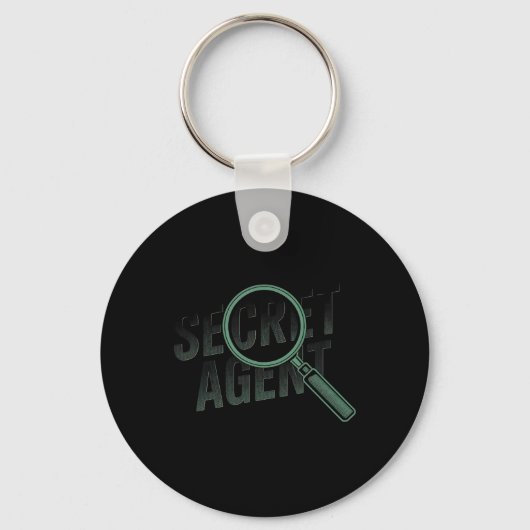 Geheim agent - Geheim agent kostuum inspecteur Spy Sleutelhanger (Voorkant)