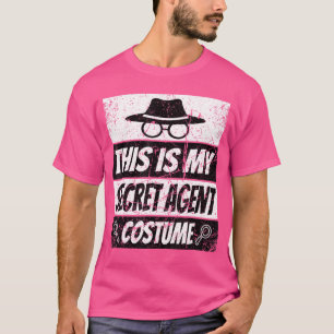 Geheim Agent Inspecteur Spy Kostuum Retro Spy meis T-shirt