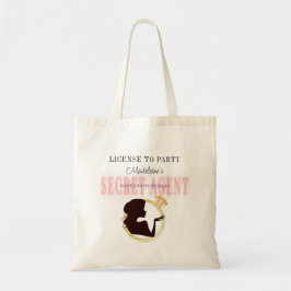 Geheim Agent Licentie Feestje Bachelorette Reispla Tote Bag