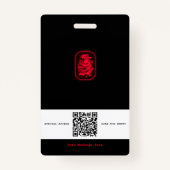 geheim agent spion badge (Achterkant)