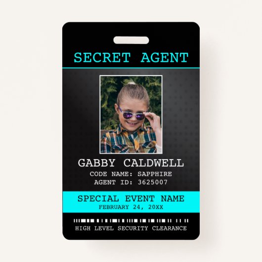 geheim agent spion badge (Voorkant)