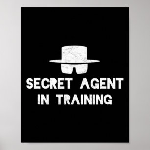 Geheim Agent Training Halloween Kostuum Spy Volwas Poster