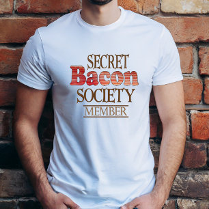 Geheim Bacon Society Lid T-shirt