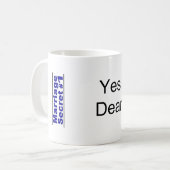 Geheim huwelijk ... koffiemok (Voorkant links)