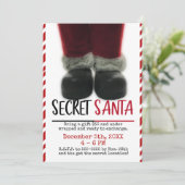 Geheim kerstfeest kaart (Staand voorkant)