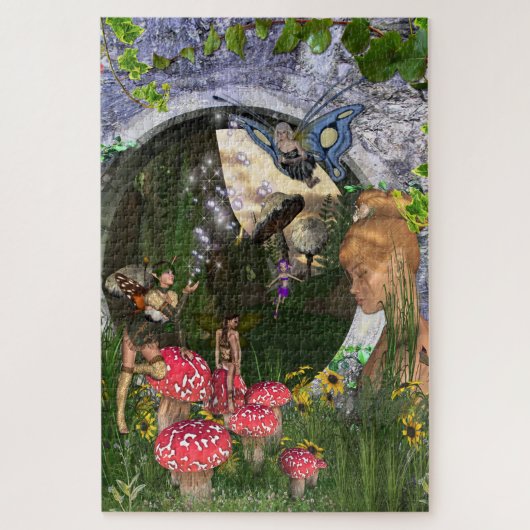 Geheim Mystical Fairy Garden Legpuzzel (Verticaal)