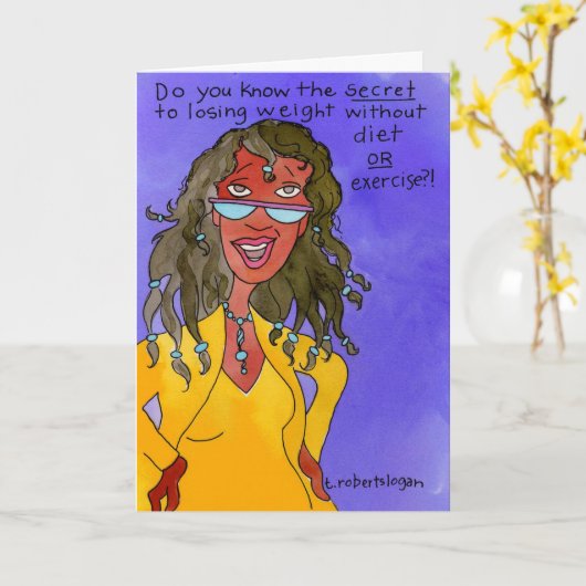 Geheim om gewicht te verliezen kaart (Gele Bloem)