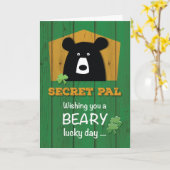 Geheim Pal Beer op St. Patrick's Day Kaart (Gele Bloem)