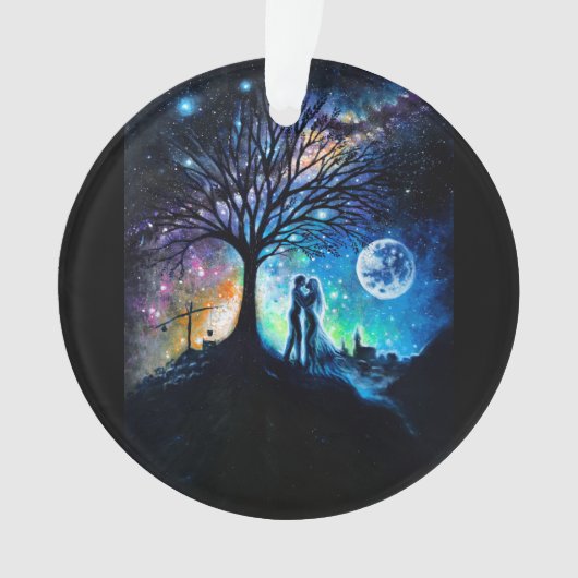 Geheim rendez-vous na middernacht ornament (voorkant)