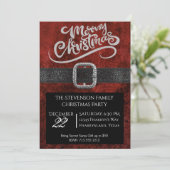 Geheim Santa Belt Gift Exchange Kerstfeest Feestdagenkaart (Staand voorkant)