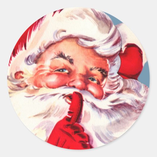Geheim Santa Kerst sticker (Voorkant)
