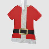 Geheim Santa Suit Gepersonaliseerd  Ornament (voorkant)