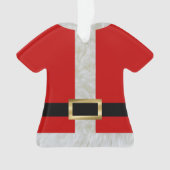 Geheim Santa Suit Gepersonaliseerd  Ornament (voorkant)