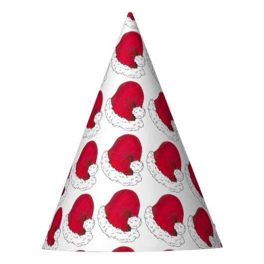 Geheim Sinterklaas Vader Kerst Rood Pet Feesthoedjes (Voorkant)