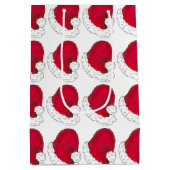 Geheim Sinterklaas Vader Kerst Rood Pet Medium Cadeauzakje (Achterkant)