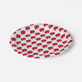 Geheim Sinterklaas Vader Kerst Rood Pet Papieren Bordje (Gekanteld)