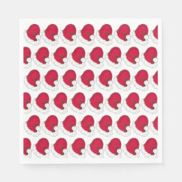 Geheim Sinterklaas Vader Kerst Rood Pet Servet