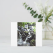 Geheim Smoky Mountain Waterfall Briefkaart (Staand voorkant)