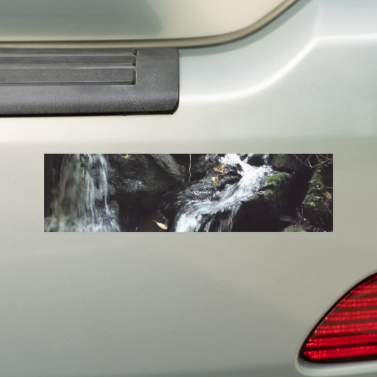 Geheim Smoky Mountain Waterfall Bumpersticker (Op auto)