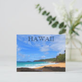 geheim strand kauai briefkaart (Staand voorkant)