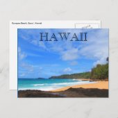 geheim strand kauai briefkaart (Voorkant / Achterkant)