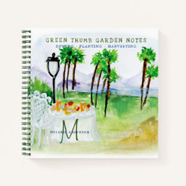 Geheim Tuin Aquarel Tuinieren Dagboek Notitieboek