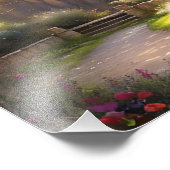 Geheim tuinpad foto afdruk (Hoek)
