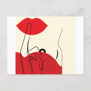 geheim uitnodiging briefkaart