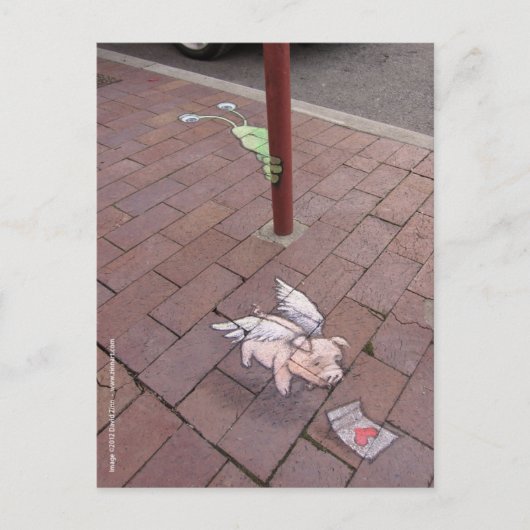 geheim valentijn-briefkaart feestdagenkaart (Voorkant)