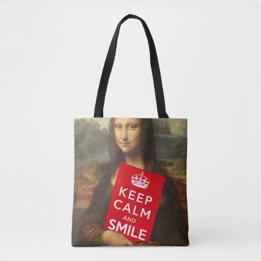 Geheim van Mona Lisa's glimlach Tote Bag (Voorkant)