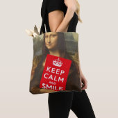 Geheim van Mona Lisa's glimlach Tote Bag (Dichtbij)