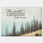 Geheim van vooruit te komen magneet (Voorkant)