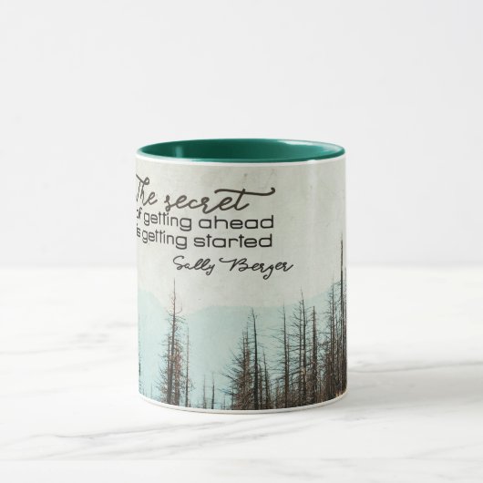 Geheim van vooruit te komen mok (Midden)