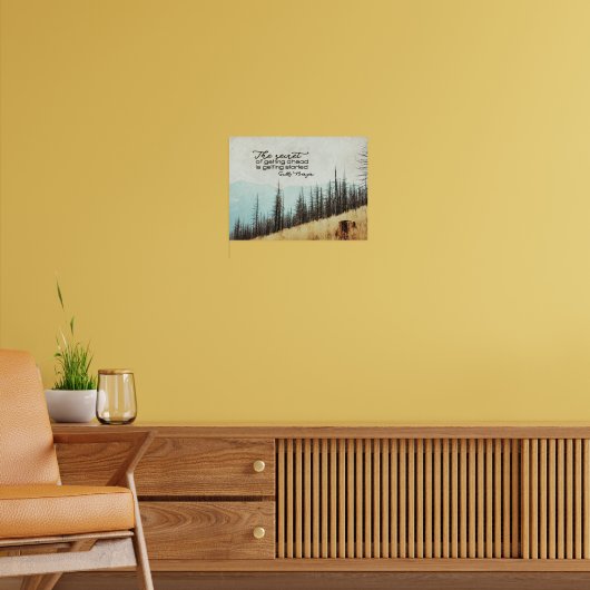 Geheim van vooruit te komen poster (Woonkamer 2)