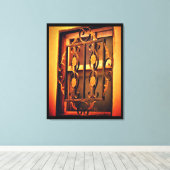 Geheim venster canvas afdruk (Insitu (Houten vloer))