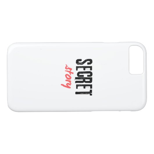 geheim verhaal Case-Mate iPhone case (Achterkant (Horizontaal))