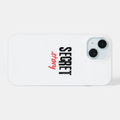 geheim verhaal iPhone 15 case (Achterkant horizontaal)
