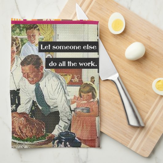 Geheim voor de perfecte Thanksgiving-inwendige Vin Theedoek (Quarter Fold)