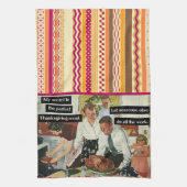 Geheim voor de perfecte Thanksgiving-inwendige Vin Theedoek (Verticaal)