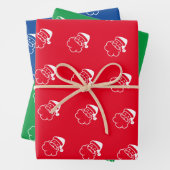 Geheime aangepaste papiervellen voor kerstkleuren inpakpapier vel (In situ)