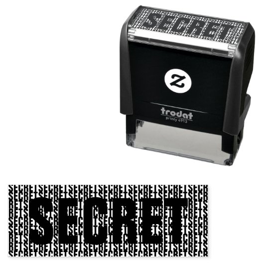 Geheime adresblokker zelfinktende stempel (In situ)