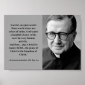 Geheime afdruk openen poster (Voorkant)