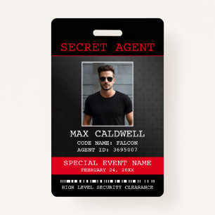 Geheime Agent Corporate Spy Badge