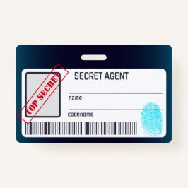 Geheime agent Detective Spy Mystery Party Badge