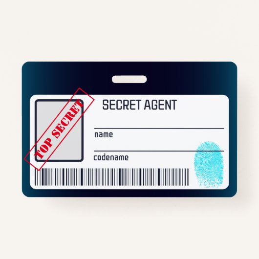 Geheime agent Detective Spy Mystery Party Badge (Voorkant)