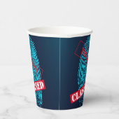 Geheime agent Detective Spy Mystery Party Papieren Bekers (Rechts)