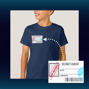 Geheime agent Detective Spy Mystery Party Rechthoekige Sticker