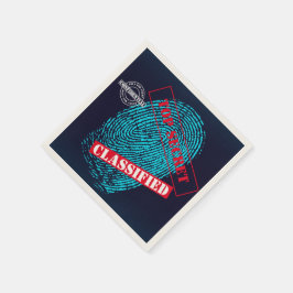 Geheime agent Detective Spy Mystery Party Servet